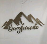 Metallbild "Bergfreunde" Pulverbeschichtet 3 Farben Wandbild Deko Bayern - Unterthingau Vorschau