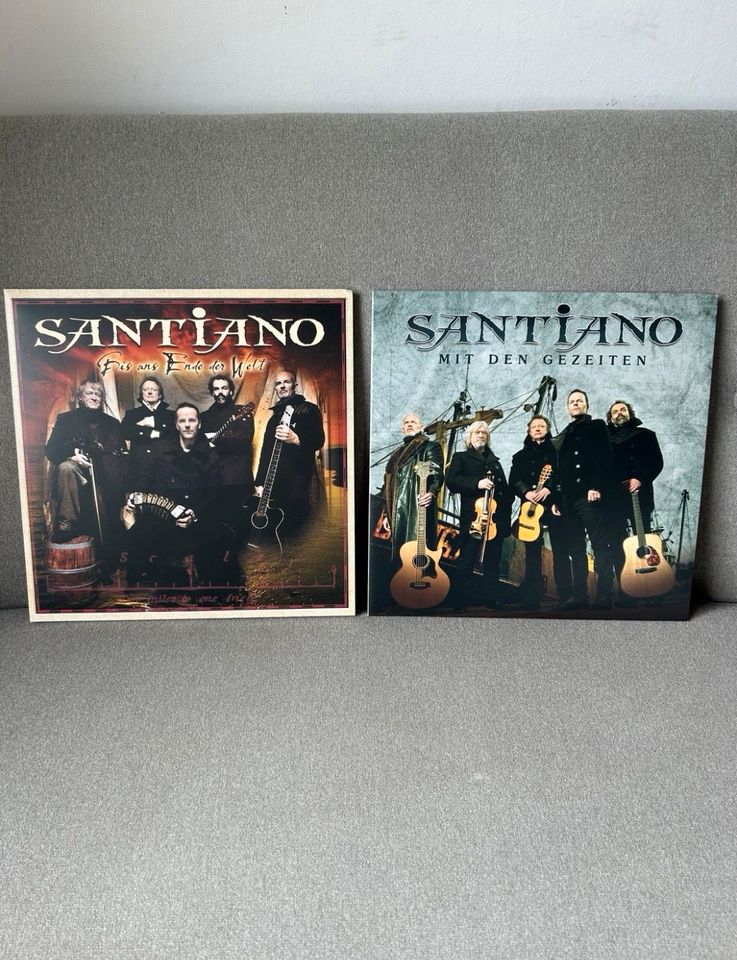 Santiano LP Sammlung mit Autogrammen in Unkel