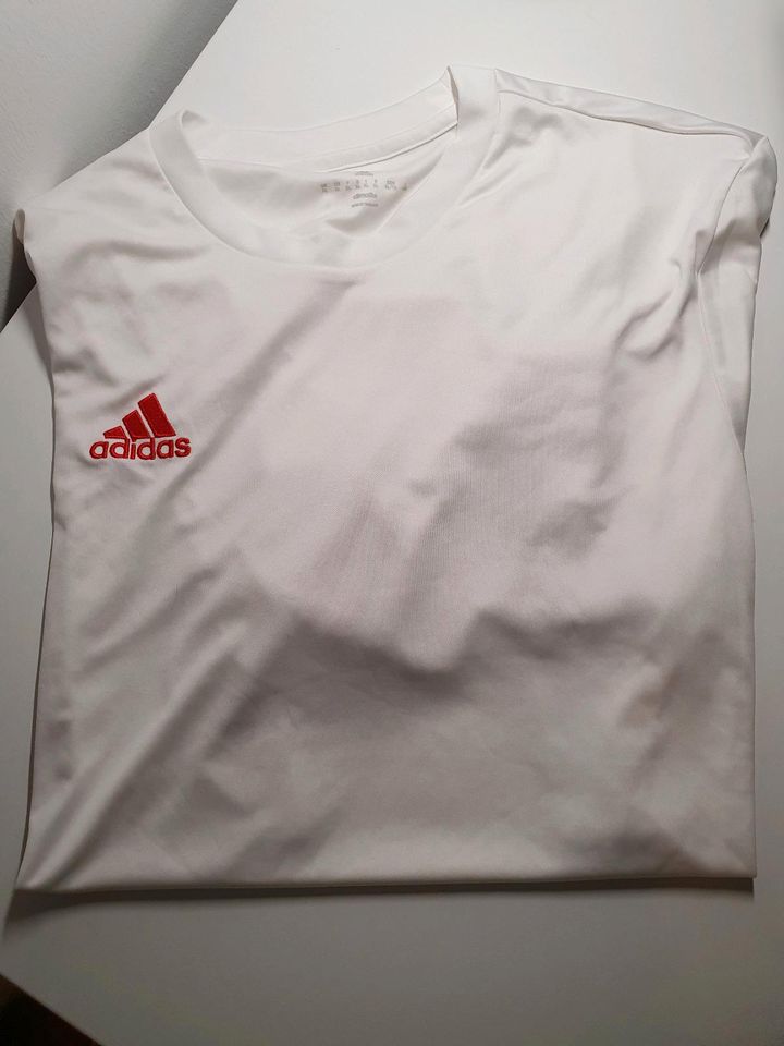 Original Adidas Trikot Sport Shirt weiß Größe XL in Hamburg