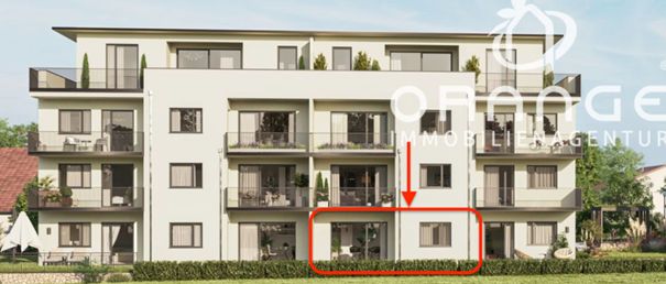 // Erstbezug // 2 Zimmer EG Wohnung 54,86m² mit Garten in Berching