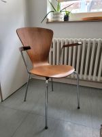 Stuhl im Arne Jacobsen für Fritz Hansen Stil Teak scandi Düsseldorf - Düsseltal Vorschau