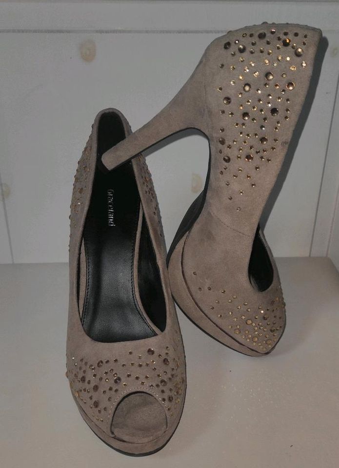 High Heels, Pumps, Sandalen beige& Svarovski gr. 40 NEU in Münsingen