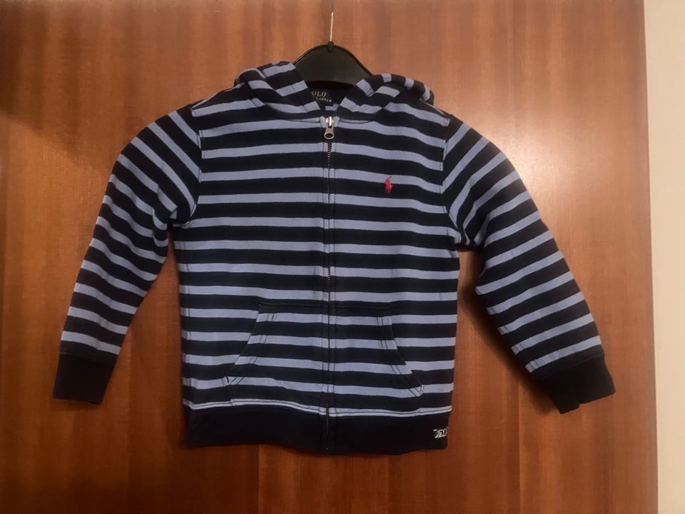 Jacke Sweatjacke von Polo Ralph Lauren Gr.6 / 116 maritim in Wächtersbach