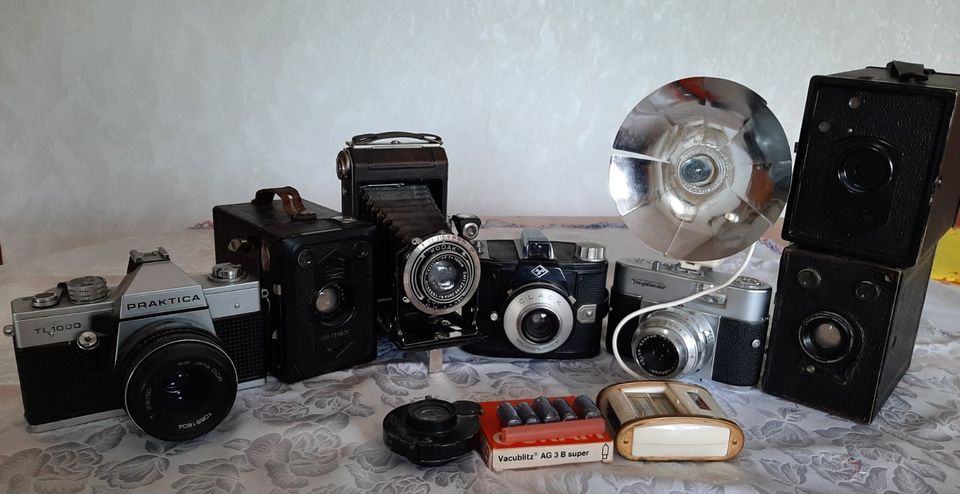 Sammlung  alten Kameras in Hattingen