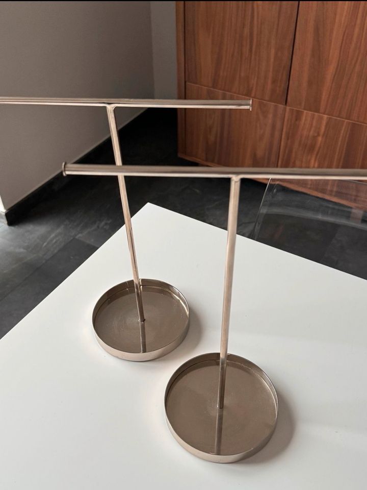 2x H&M Schmuckständer aus Metall Silber minimalistisch Ikea in Gelsenkirchen