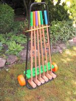 ❤ Vintage Croquet Set ❤ Holzkugelspiel  ❤ Crocket Set Vintage ❤ Niedersachsen - Uelzen Vorschau