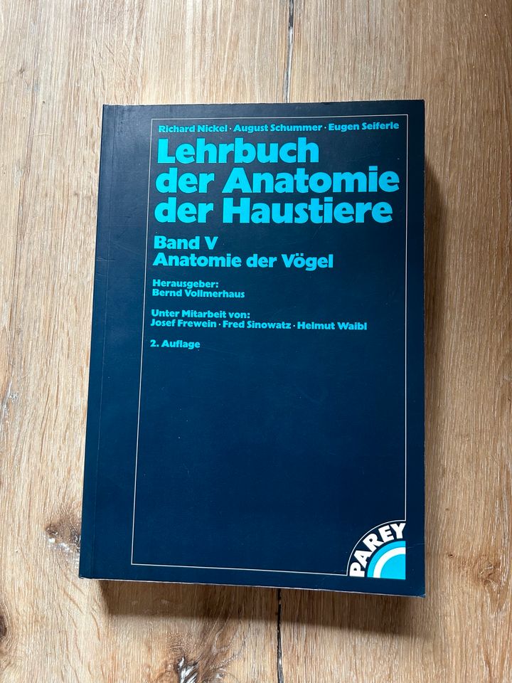 Lehrbuch der Anatomie der Haustiere, Nickel, Schummer, Seiferle in Hannover