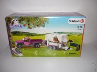 wie NEU SCHLEICH HORSE CLUB 42346 PICK UP MIT PFERDE ANHÄNGER J5+ Nordrhein-Westfalen - Kamp-Lintfort Vorschau