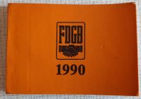 DDR-Kalenderbuch von 1990, FDGB Sachsen - Radebeul Vorschau