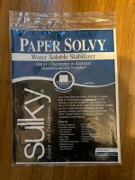Wasserlösliches Stickvlies / Paper Solvy sulky Dresden - Striesen-Süd Vorschau