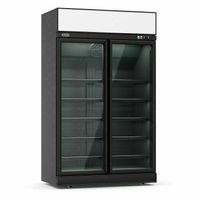 Kühlschrank mit 2 Glastüren schwarz, Gastronomie, Supermarkt Nordrhein-Westfalen - Mülheim (Ruhr) Vorschau