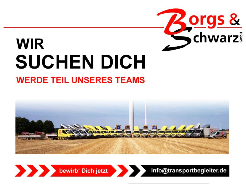 Schwertransportbegleiter/Fahrer BF3/BF4 Profi (m/w/d) in Erkelenz