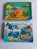Puzzle König der Löwen und Einhorn 2 x 20 Teile von Ravensburger Rostock - Brinckmansdorf Vorschau