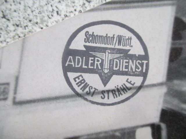 Wirtschaftliches Fahren,50000 KM mit Adler Trumpf Junior,Vorkrieg in Alsdorf
