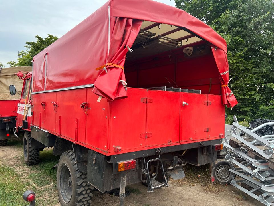 Robur LO Feuerwehr ELLO LF8/TS8 IFA ALLRAD DDR W50 TÜV 2024 in Osterweddingen