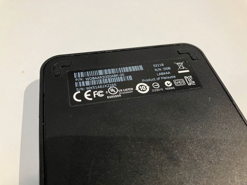 WD Elements 500 GB Festplatte HDD 2,5 Zoll in Hamburg