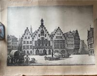 Bild Zeichnung Frankfurter Römer alt Dachbodenfund ungerahmt Nordrhein-Westfalen - Iserlohn Vorschau