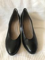 Ecco Damen Pumps Neu Gr 39 Leder Schwarz Absatz 9 cm West - Nied Vorschau