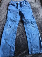 213-2- Jeans Hose blau Gr.110 Okay Knopf zum Einschieben Sachsen-Anhalt - Mücheln (Geiseltal) Vorschau