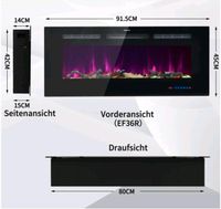 42" Elektrokamin Elektrokamine mit LED Kristallen Feuer Kamin Nordrhein-Westfalen - Uedem Vorschau