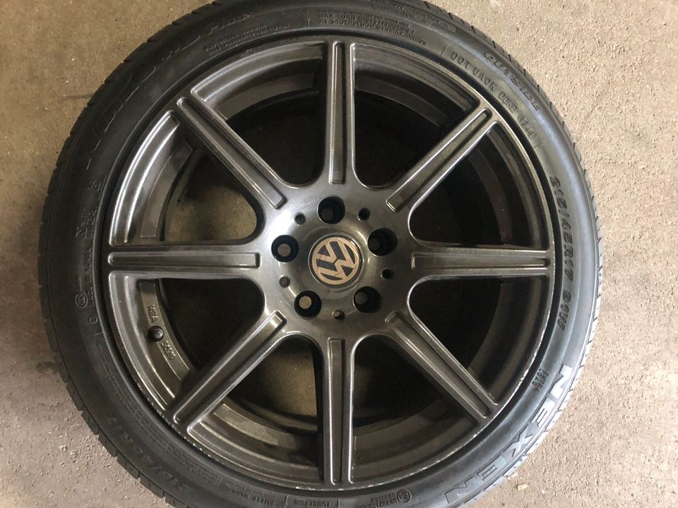 8x17 et 35 Alu Felgen 215/45 17 Sommerreifen Audi A3 A4 Seat Vw in Menden