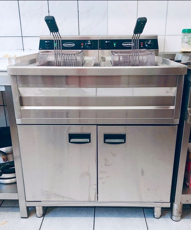 Gas Elektro Pommes Fritteuse Induktion Fritteuse Neu mit Garanti in Völklingen