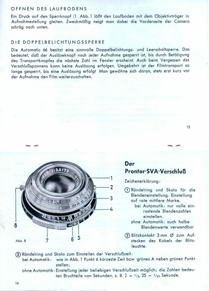 AGFA  AUTOMATIC  66 - Bedienungsanleitung in Passau