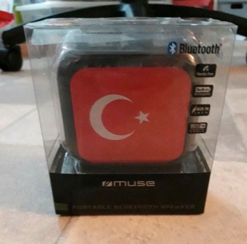 Neu Muse Bluetooth Lautsprecher Türkei Logo LED Musik Box in Hamburg