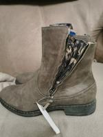 THINK! Gr. 38 echtes Leder Stiefelette grau NEU Baden-Württemberg - Mannheim Vorschau