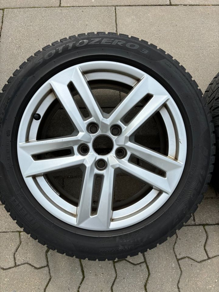 4 ORIGINAL 17" Alufelge AUDI A4 5 x Doppelspeiche 8W0601025P in Hamburg