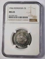 Rumänien 3 lei 1966 NGC MS 65 Bayern - Kahl am Main Vorschau