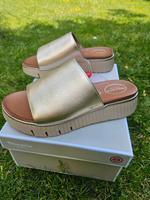Damen Tamaris Plateau Pantoletten Wide fit Comfort Echt Leder Nordrhein-Westfalen - Paderborn Vorschau