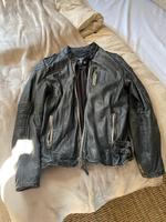 Tigha Leder Jacke Biker Motorrad schwarz L Sachsen-Anhalt - Bernburg (Saale) Vorschau