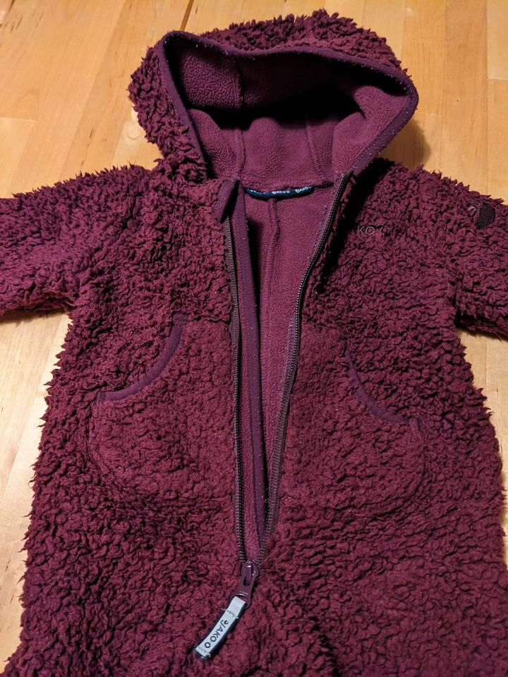 Jako-o Teddyfleece Overall Anzug Größe 56/62 in Schönau-Berzdorf