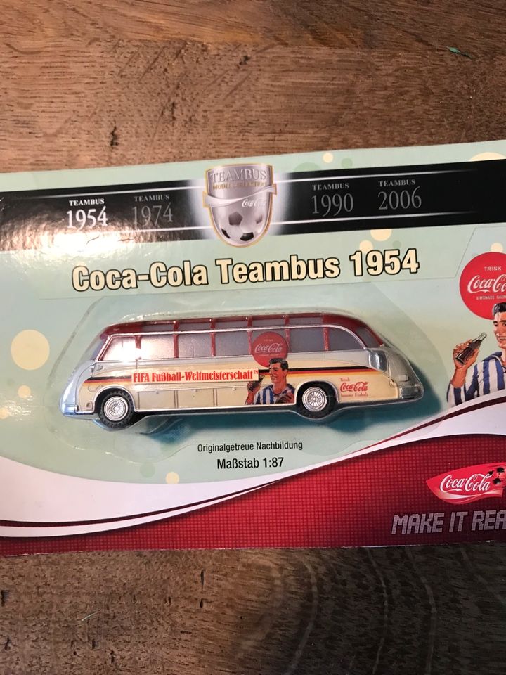 Coca Cola Teambus Weltmeisterschaft 1954 DFB Fußball WM in Heide