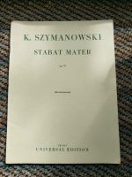 Szymanowski, Stabat Mater, Klavierauszug, Universal Edition Niedersachsen - Barsinghausen Vorschau