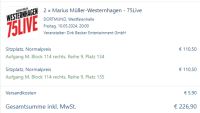 Marius Müller-Westernhagen 10.05, Dortmund Nordrhein-Westfalen - Unna Vorschau