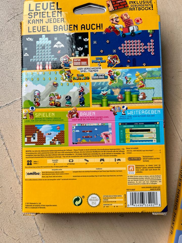 Super Mario Maker + Art Book in Bigbox (Nintendo Wii U) in Wandlitz