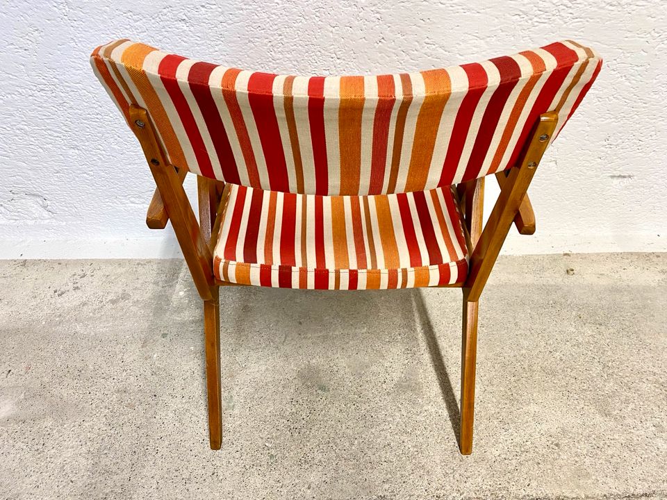 Stuhl 50er Mid Century restauriert Sessel Lounge Chair antik in München