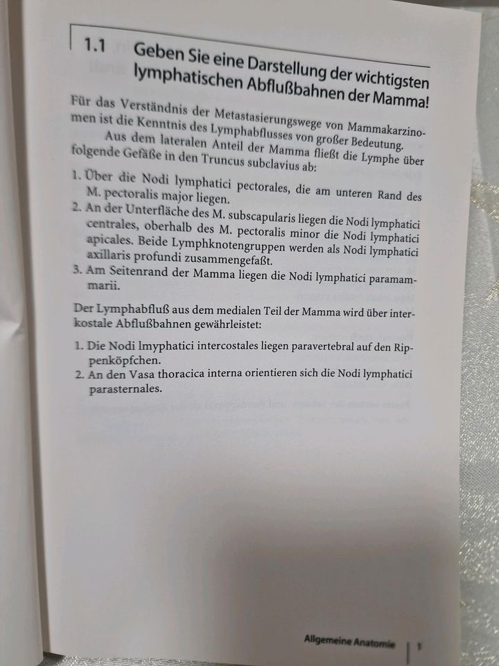 Anatomie für die mündliche Prüfung in Birkenfeld