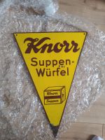 Altes Emaileschild Knorr Suppenwürfel Leipzig - Probstheida Vorschau