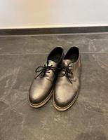 Schicker Halbschuh COX Gr. 39 silber Nordrhein-Westfalen - Krefeld Vorschau