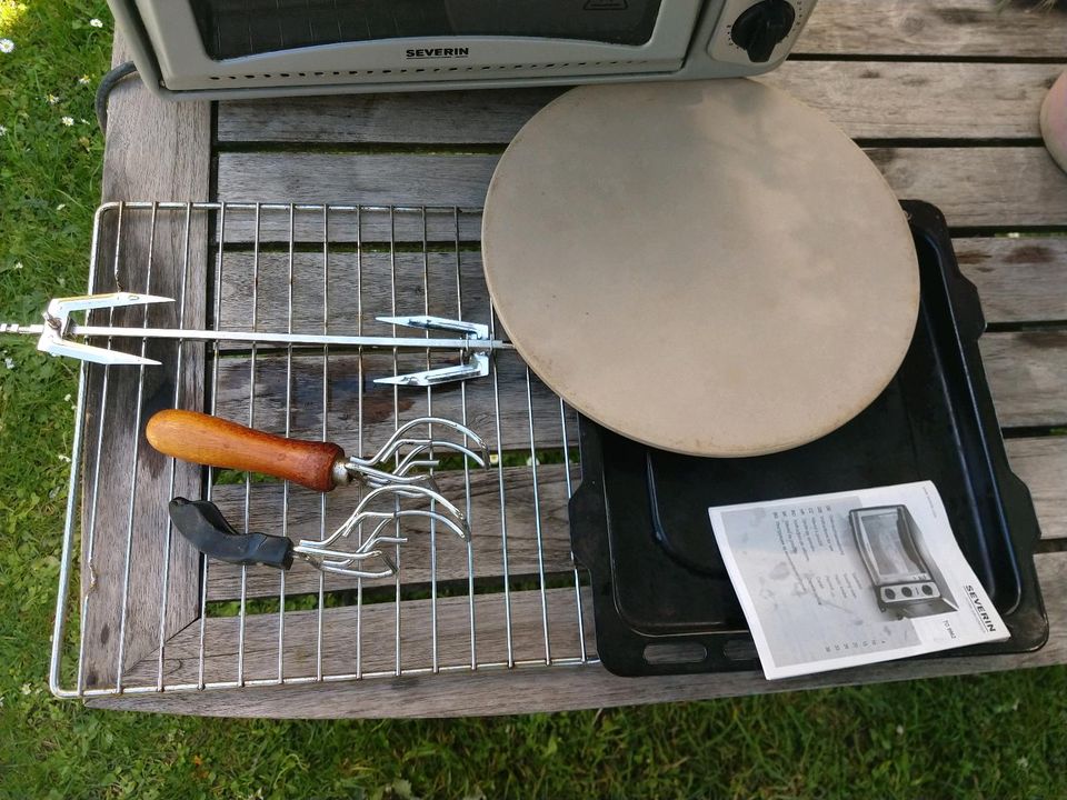 Severin Toasthofen, Minibackofen, Pizzaofen mit Pizzastein in Elsdorf