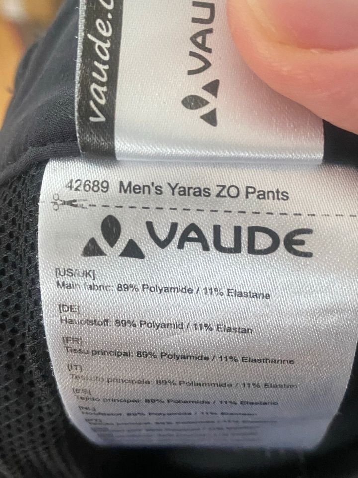 Vaude Men‘s Yaras ZO Pants Outdoor Zipper Hose in Weilheim