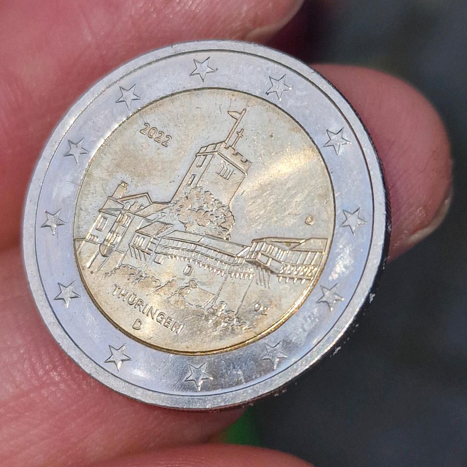 2 Euro münze in Duisburg