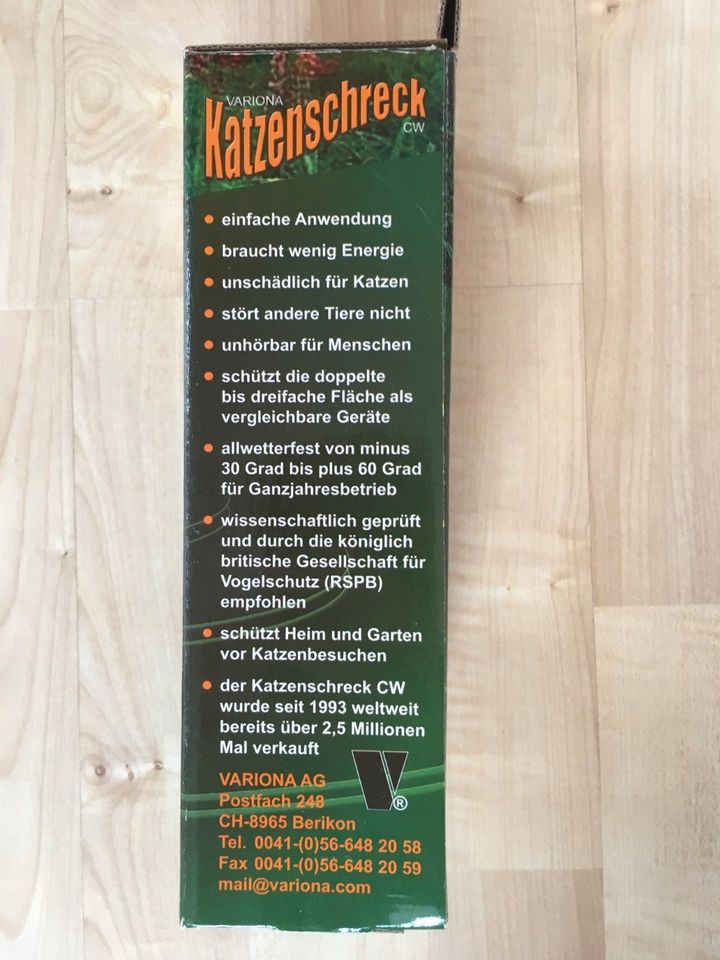 Ultraschall Katzenschreck Cw von Variona mit Infrarot-Sensor in Waldenbuch