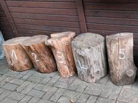 massive Sitzhocker, Blumenständer, Holzklotz, Hackklotz, o.ä. Berlin - Treptow Vorschau