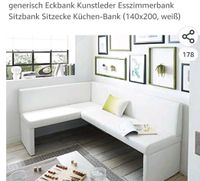 Ledersitzbank Küche, Esszimmer,weis Sachsen-Anhalt - Zahna-Elster Vorschau