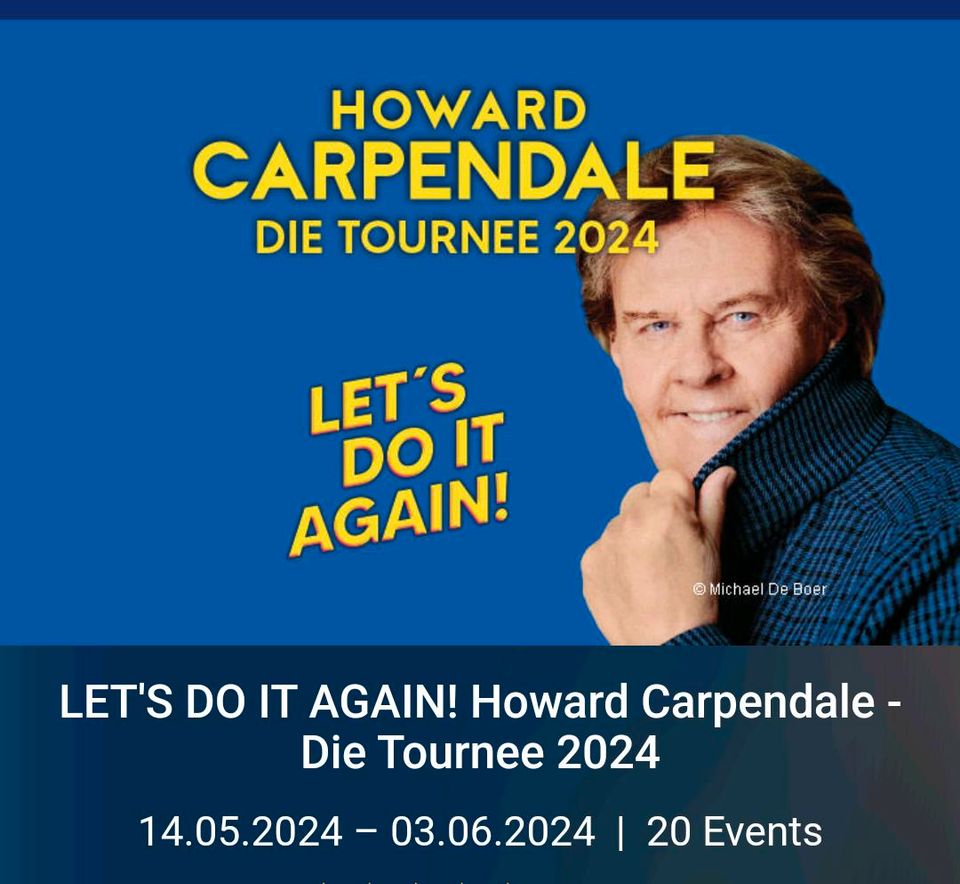 Howard Carpendale Konzerte in Berlin
