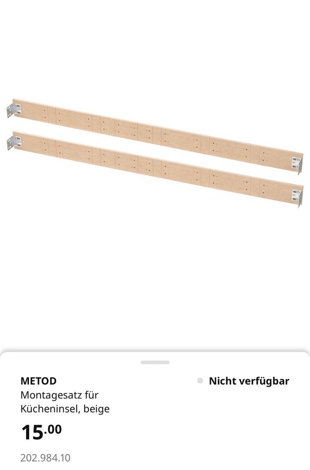 Metod Montagesatz Ikea Küche in Weimar